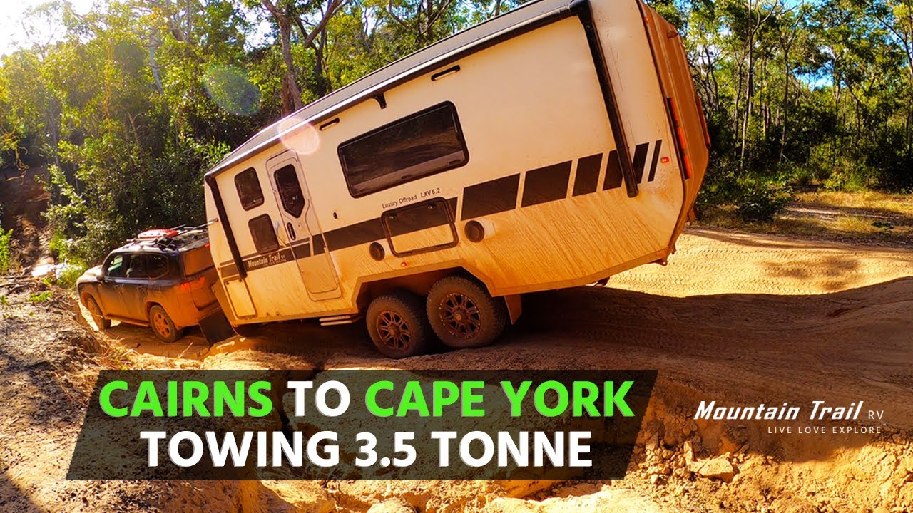 Cairns to Cape York TOWING 3.5 T Toyota Land Cruiser LC300