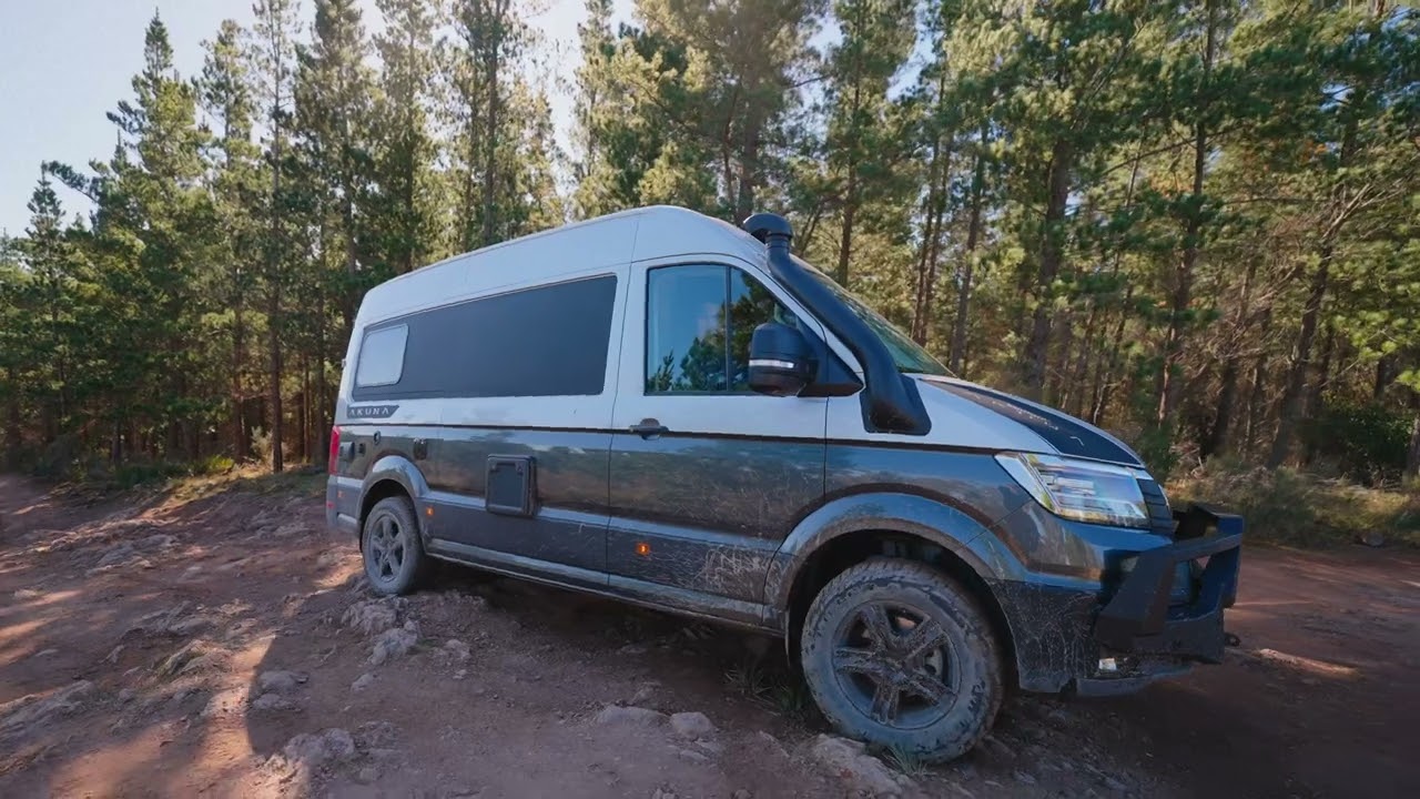 TRAKKA Akuna A2M 4M Motorhome: Getting off road in 4Motion