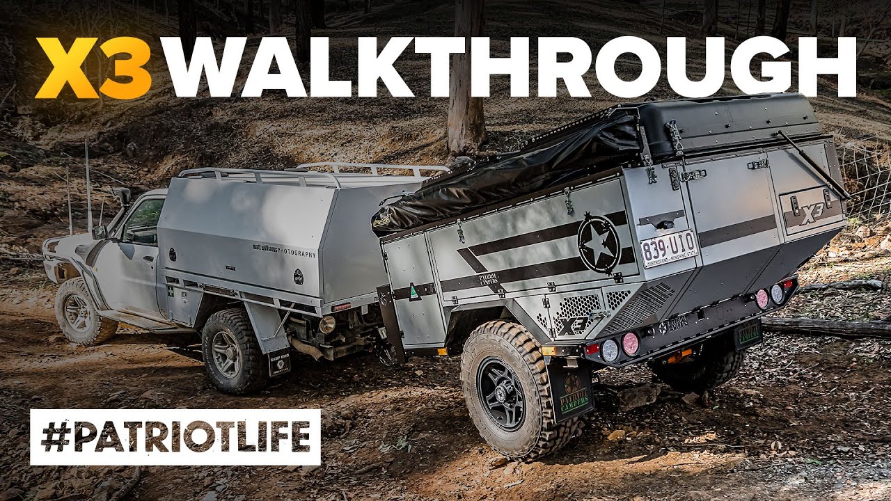 Patriot Campers X3 Walkthrough - Australian Offroad Camper Trailer of the Year 2020 WINNER