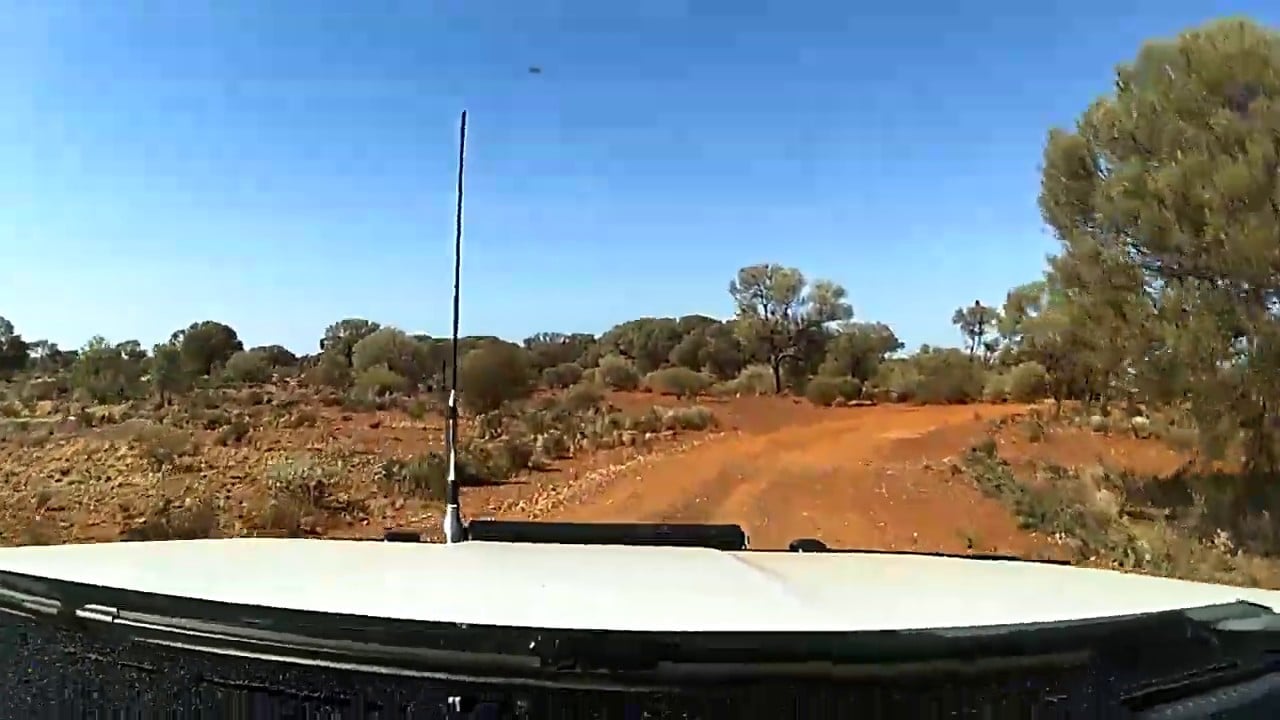 We take the Retreat electric caravan on the red stuff!