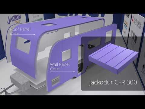 Jackon Insulation Jackodur Extruded Polystyrene XPS foam for composite caravan construction