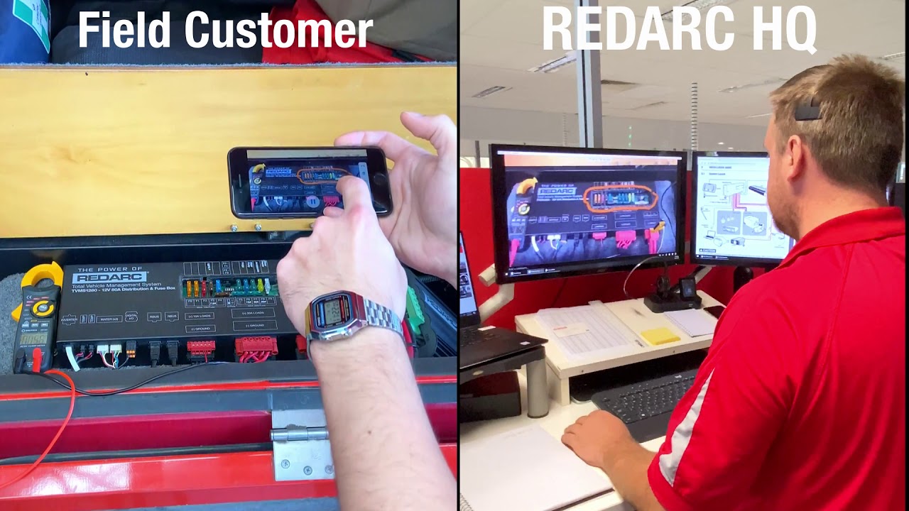 REDARC's virtual Tech Support via TeamViewer