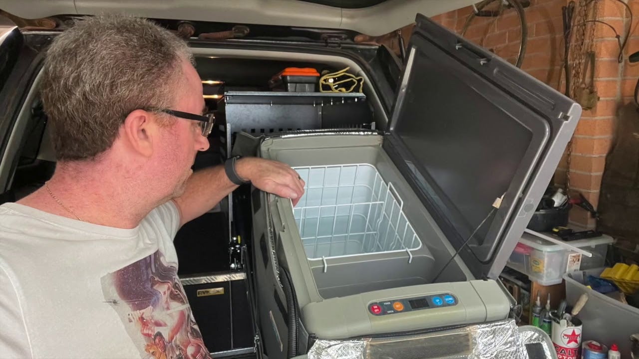 Our new Tilt Fridge Slide unit in action