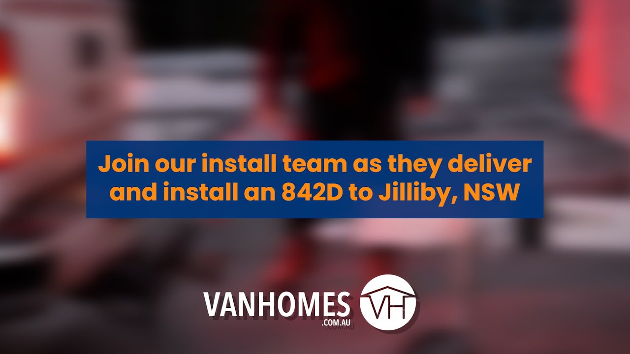 842D VanHome Granny Flat delivered and installed in Jillaby, NSW, Australia.