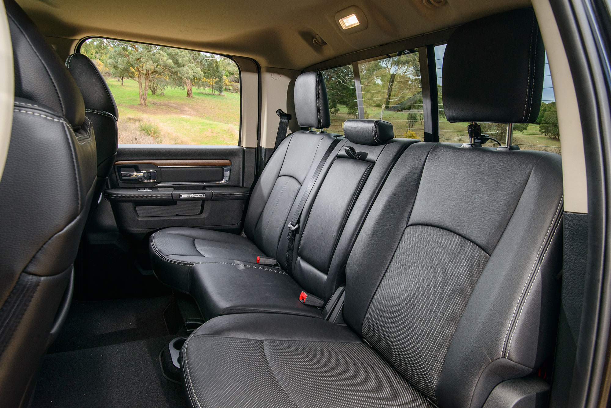 11 Where The Smaller Utes Can't Compete With The Us Trucks Like Ram, Is The Rear Seat Accommodation