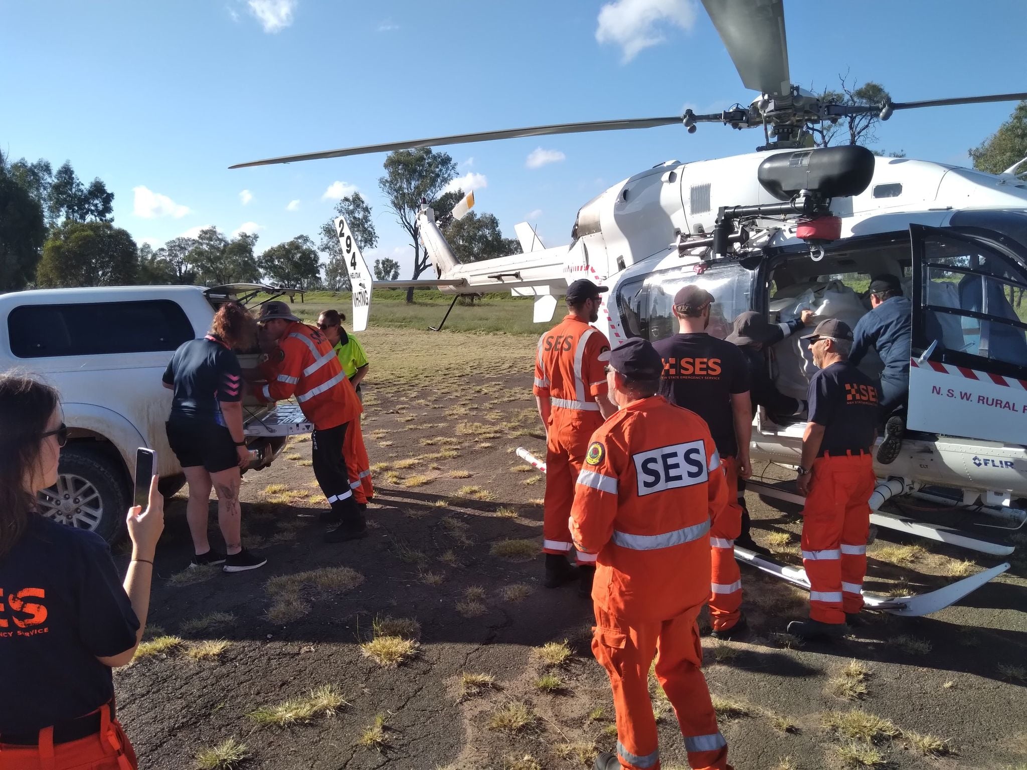 NSW Flood Emergency - SES crews