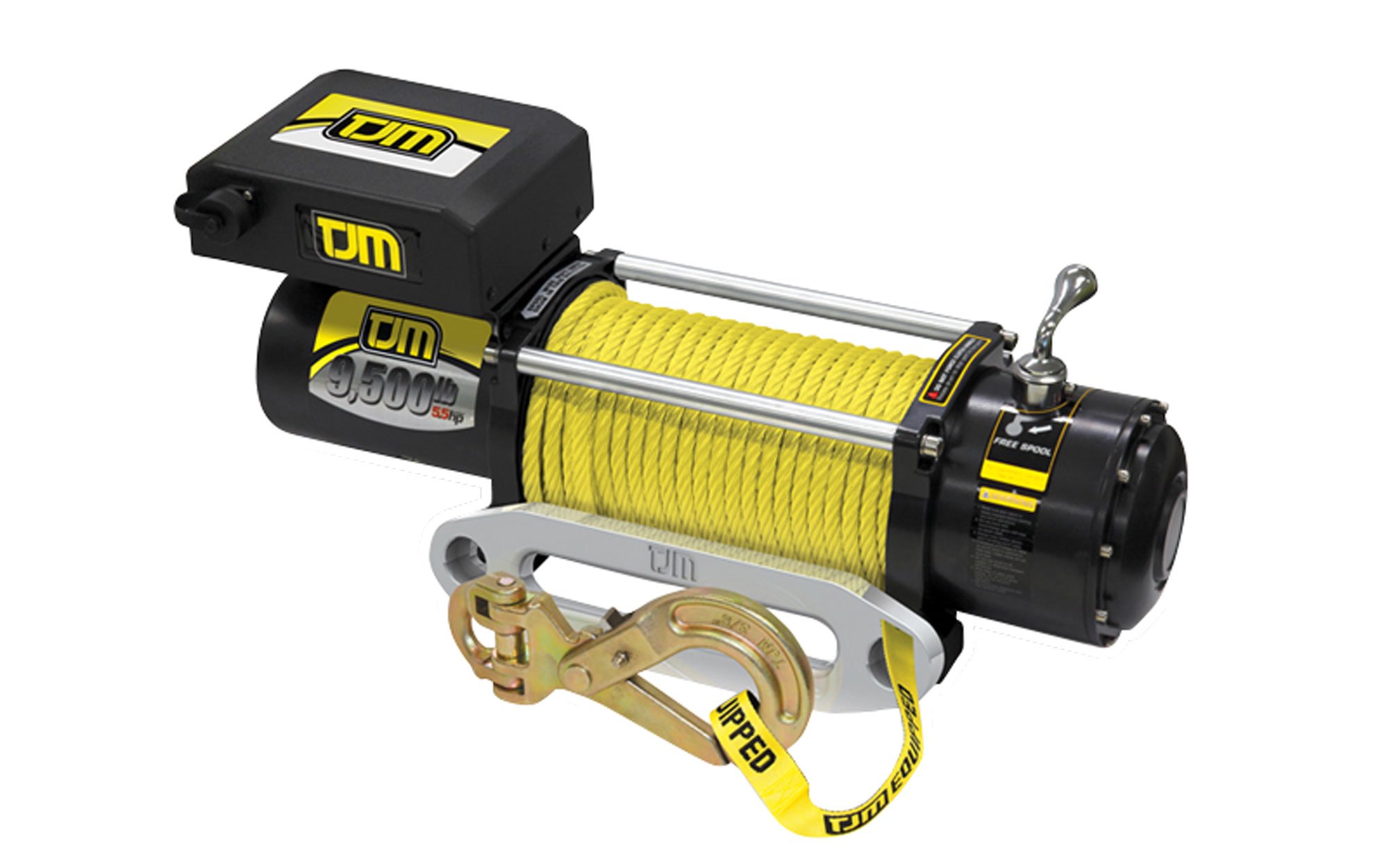 TJM 9500lb Synthetic Rope Torq Winch
