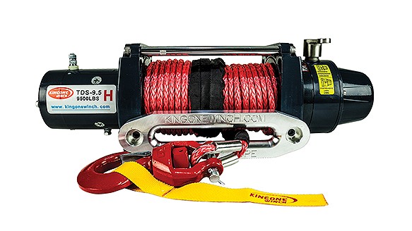 Kingone 9500lb Synthetic Rope Winch