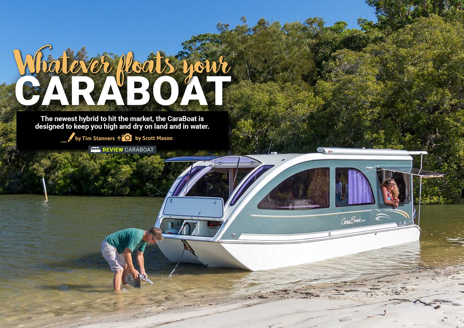 The CaraBoat – a hybrid design for land and water