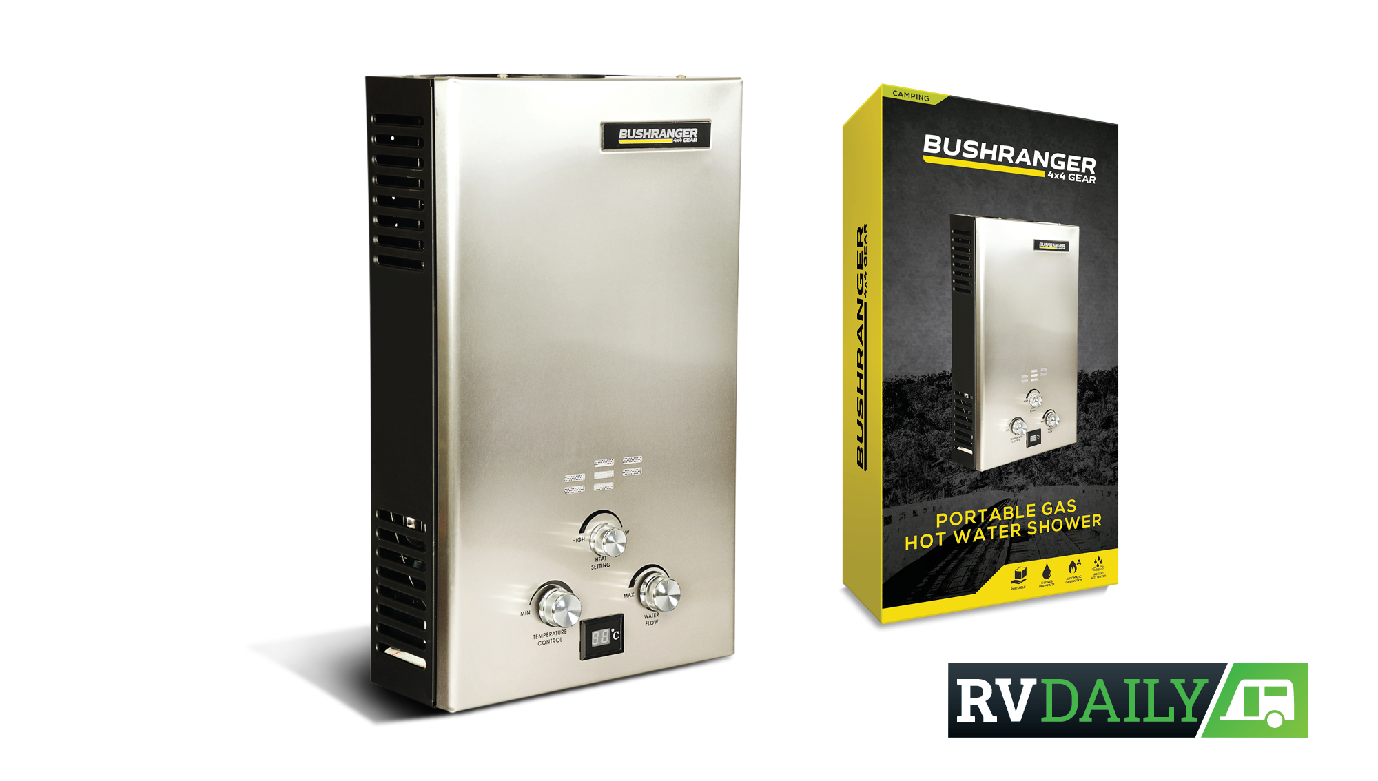 Bushranger Portable Gas Hot Water Shower