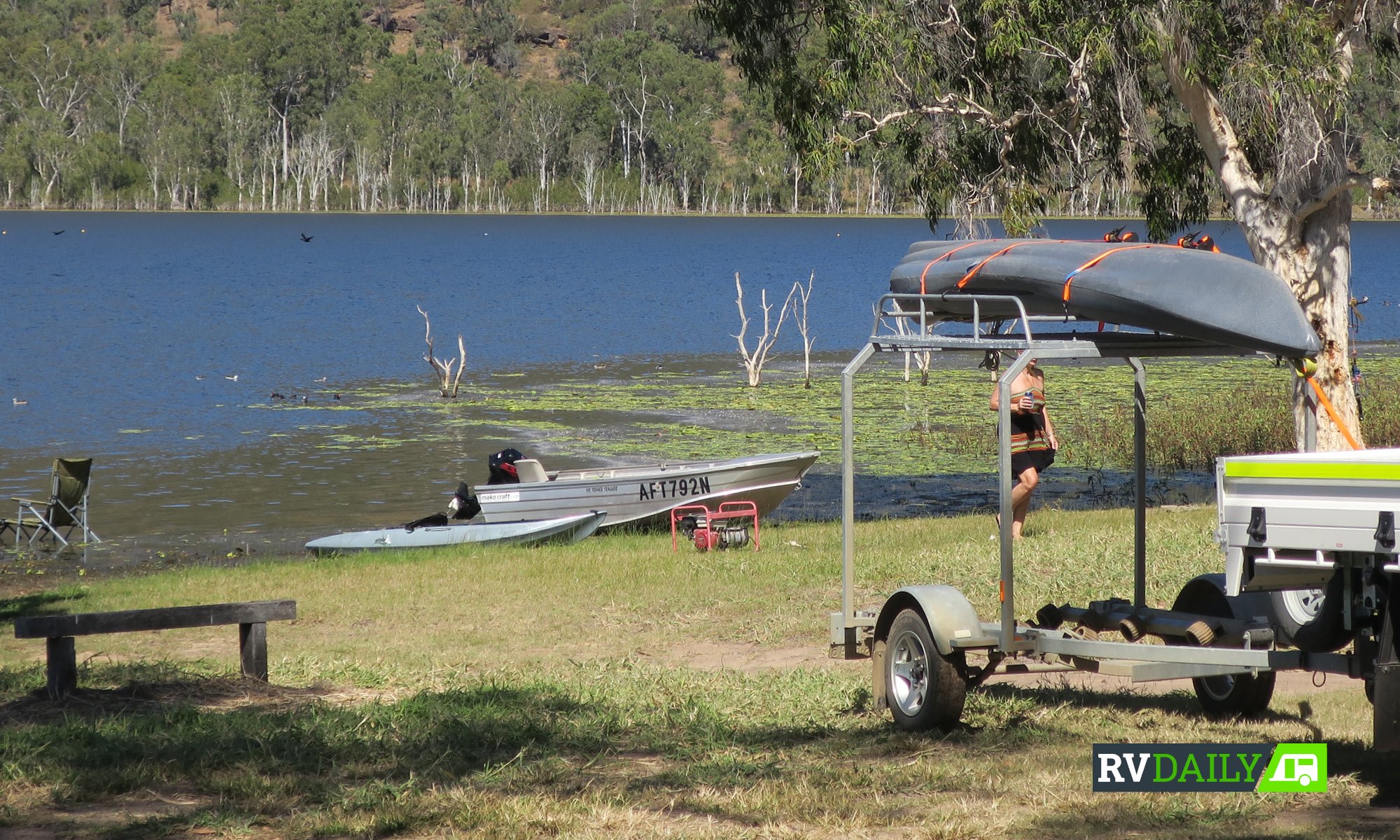 Lake Elphinstone waterfront camping