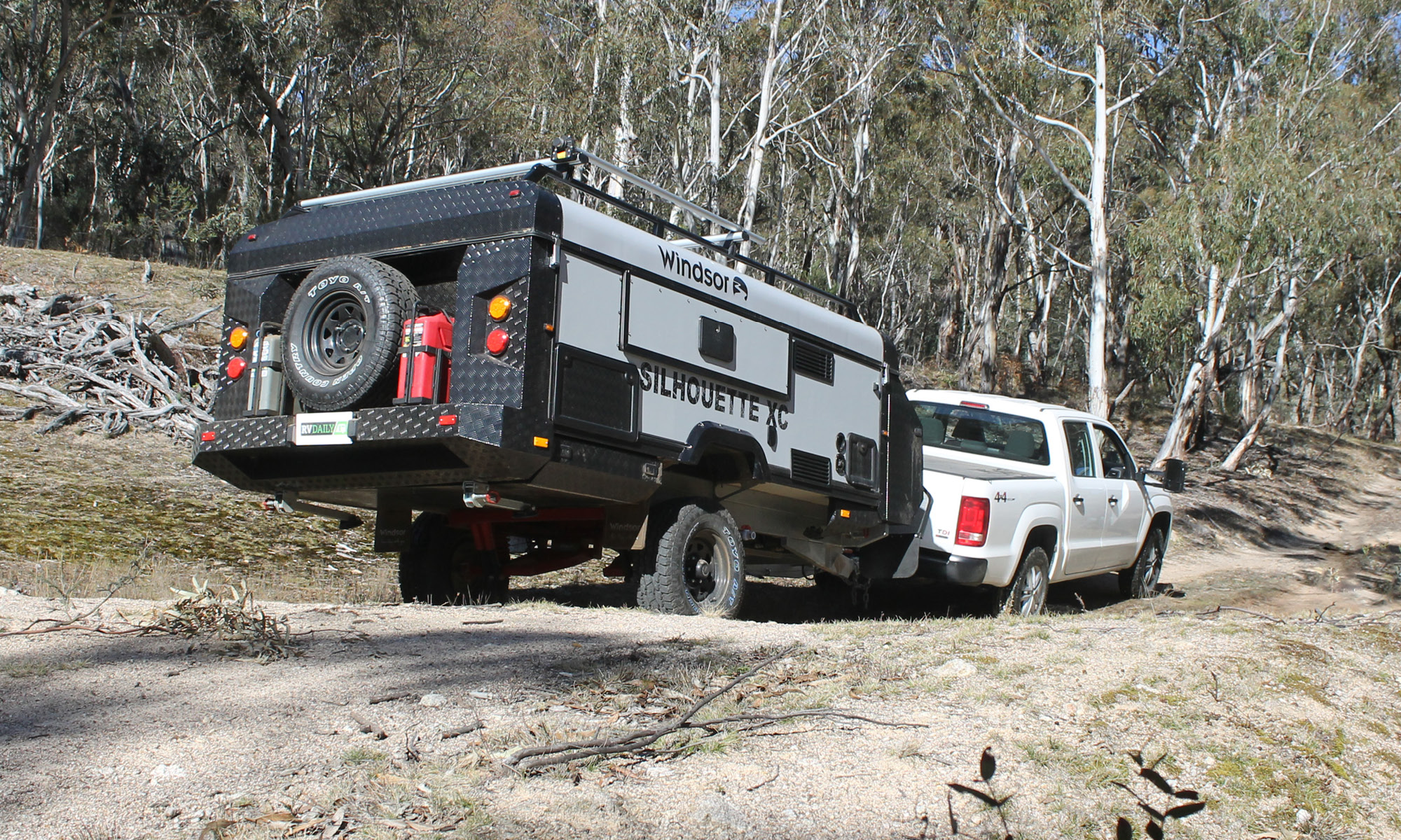 Towing off-road