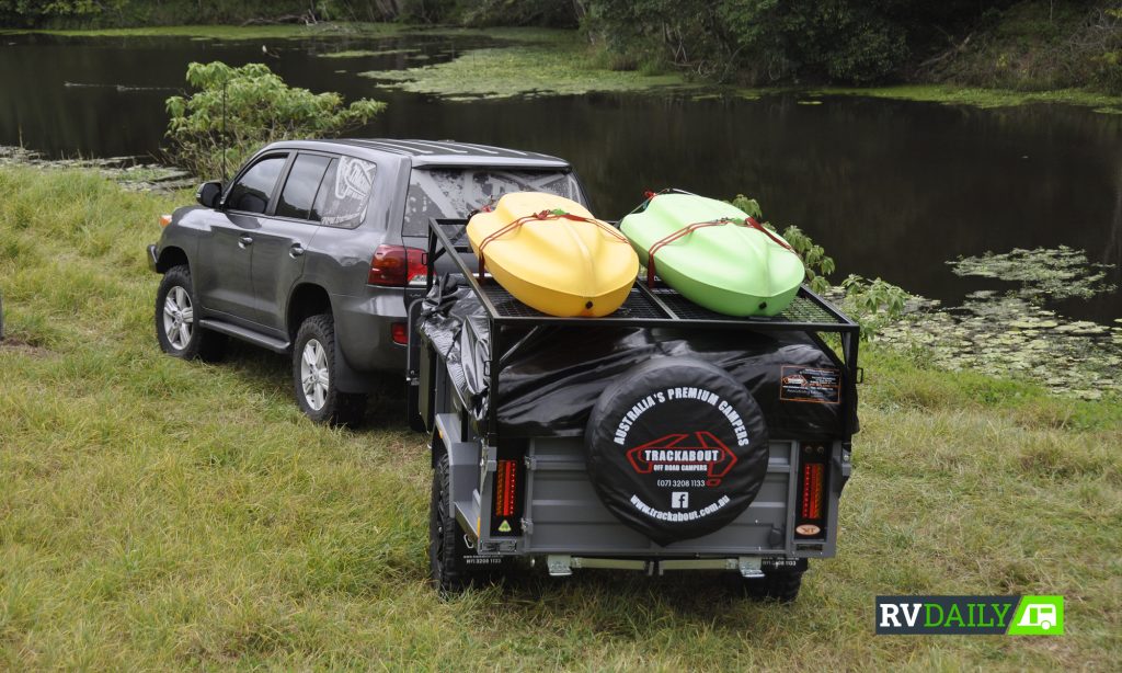 boat storage, canoes on a trailer