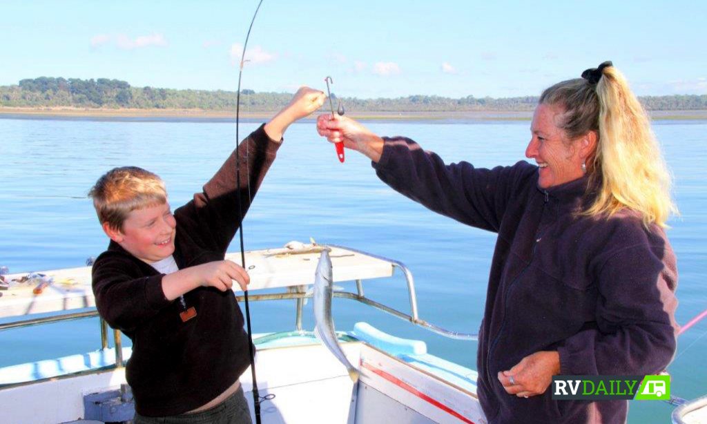 kids enjoy learning how to fish