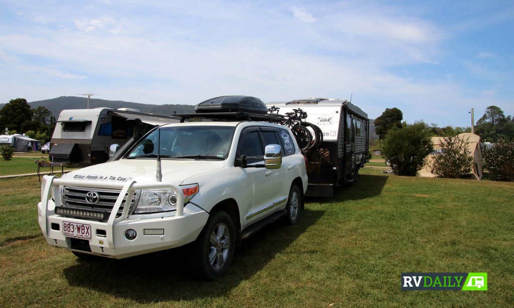 grassed campsite