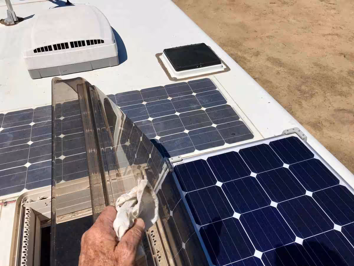 RV roof care