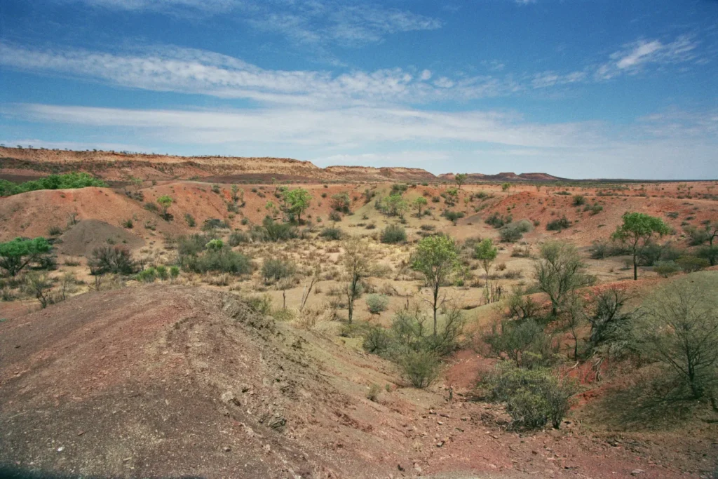 View of crater at Henbury