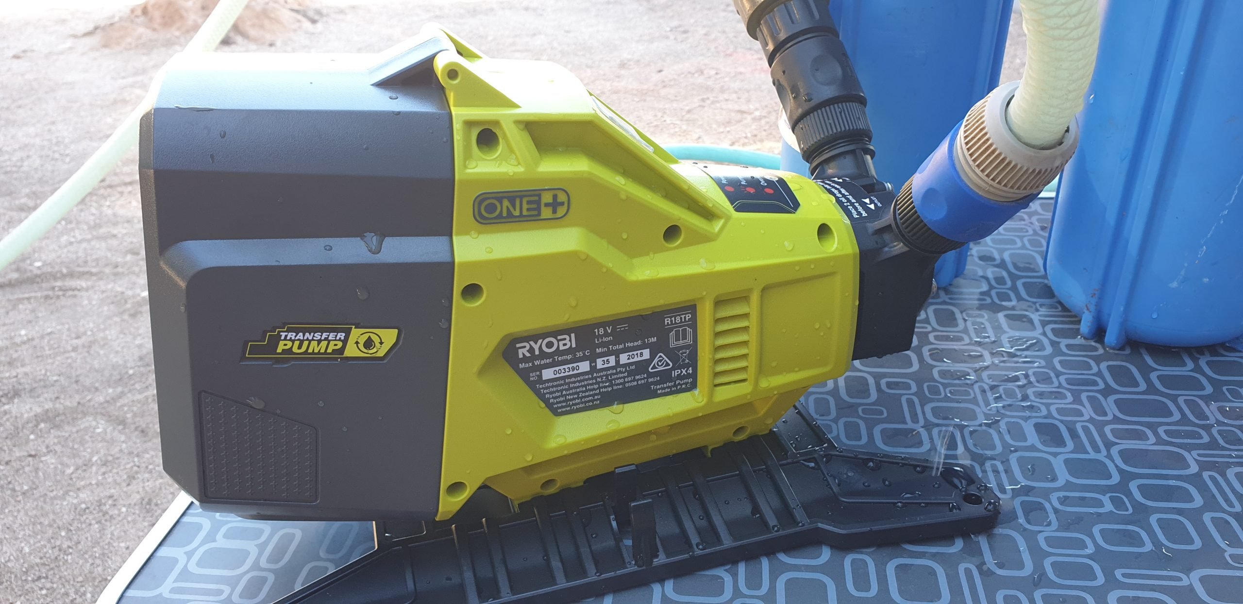 Ryobi power tools - transfer pump