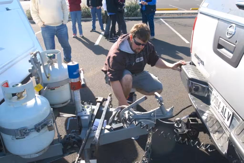 drawbar safety check