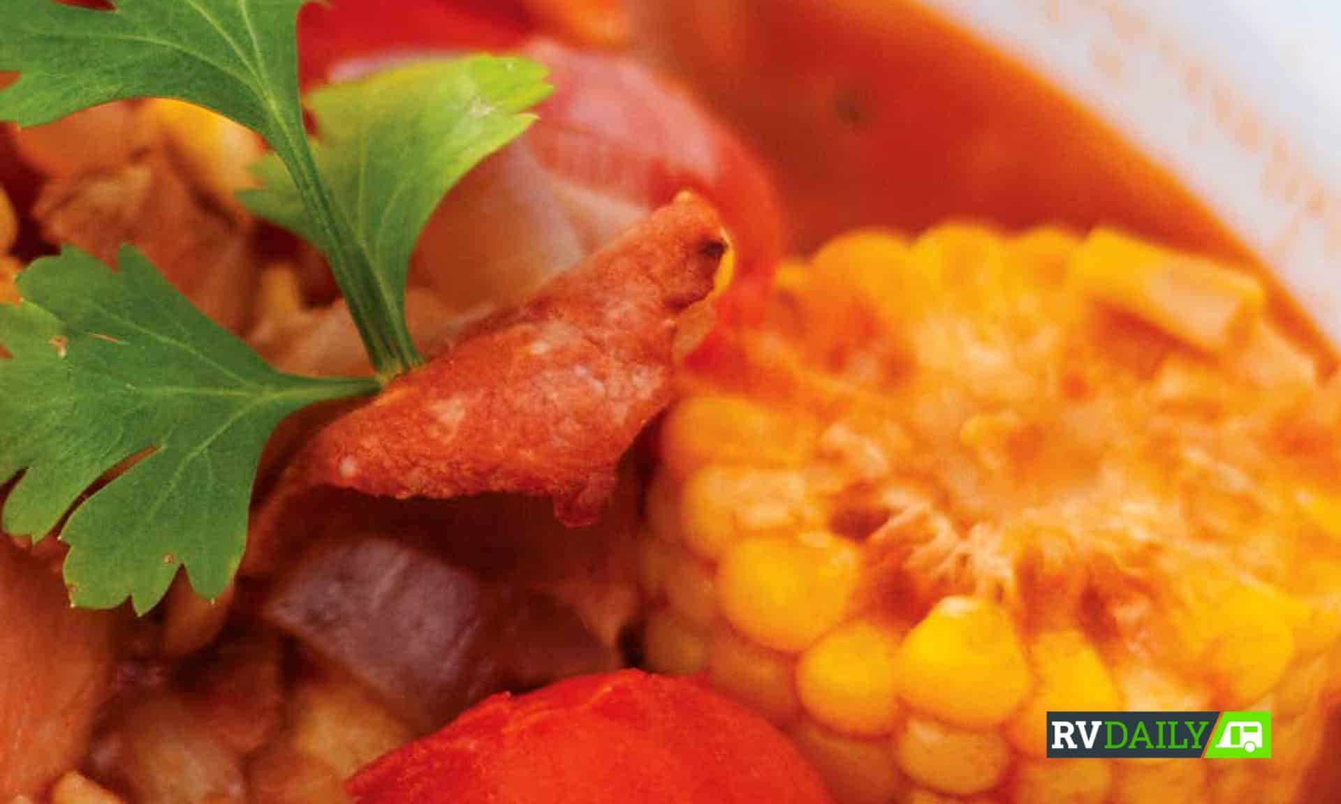 Recipe Shearer's Potted Corn and Bacon RV Daily