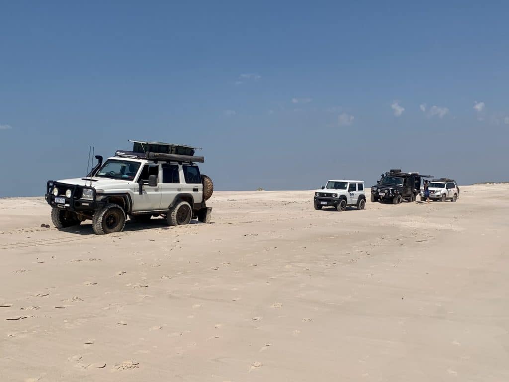 Tour with 4X4 on sand