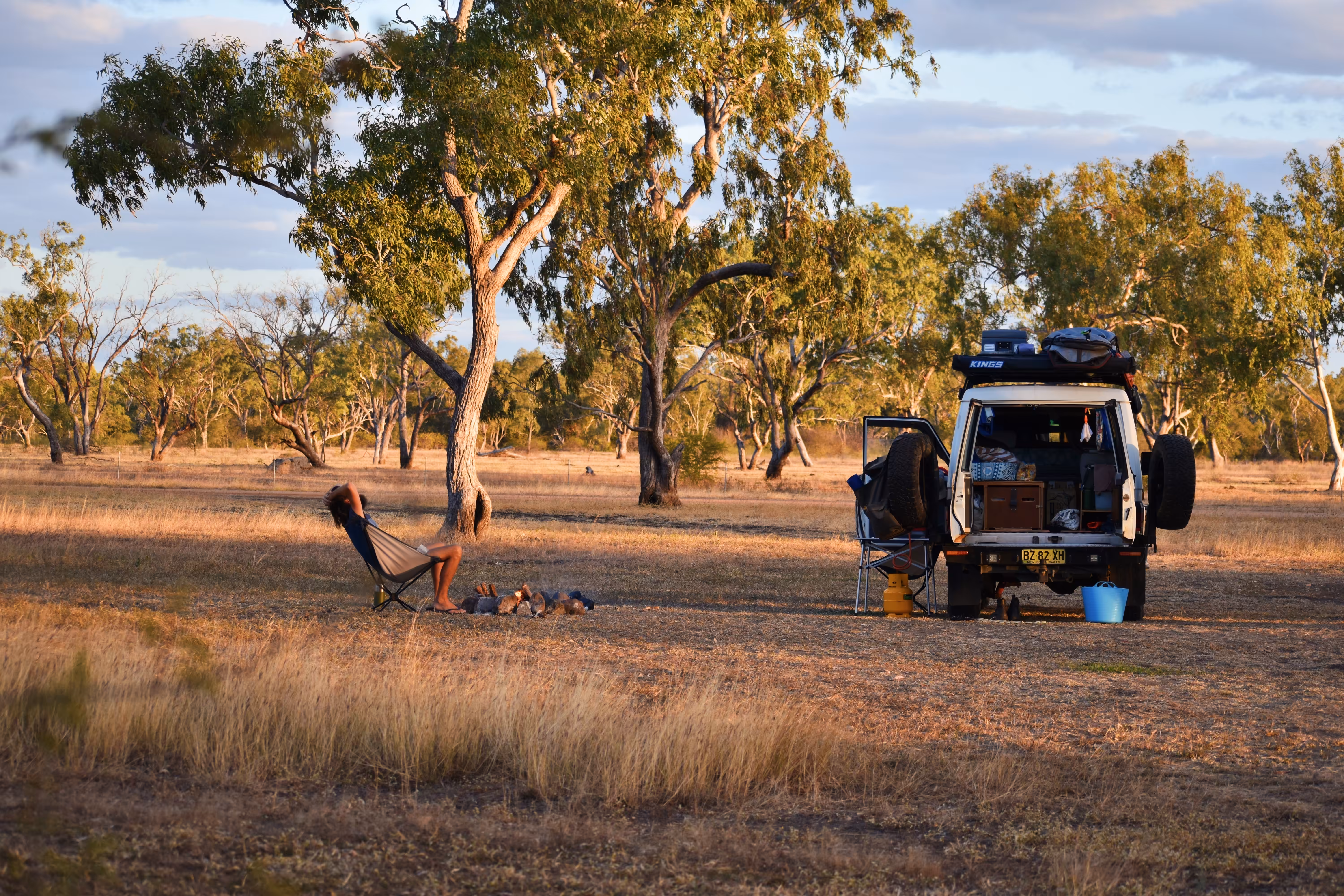 Camping in outback Queensland © Eva Davis-Boermans