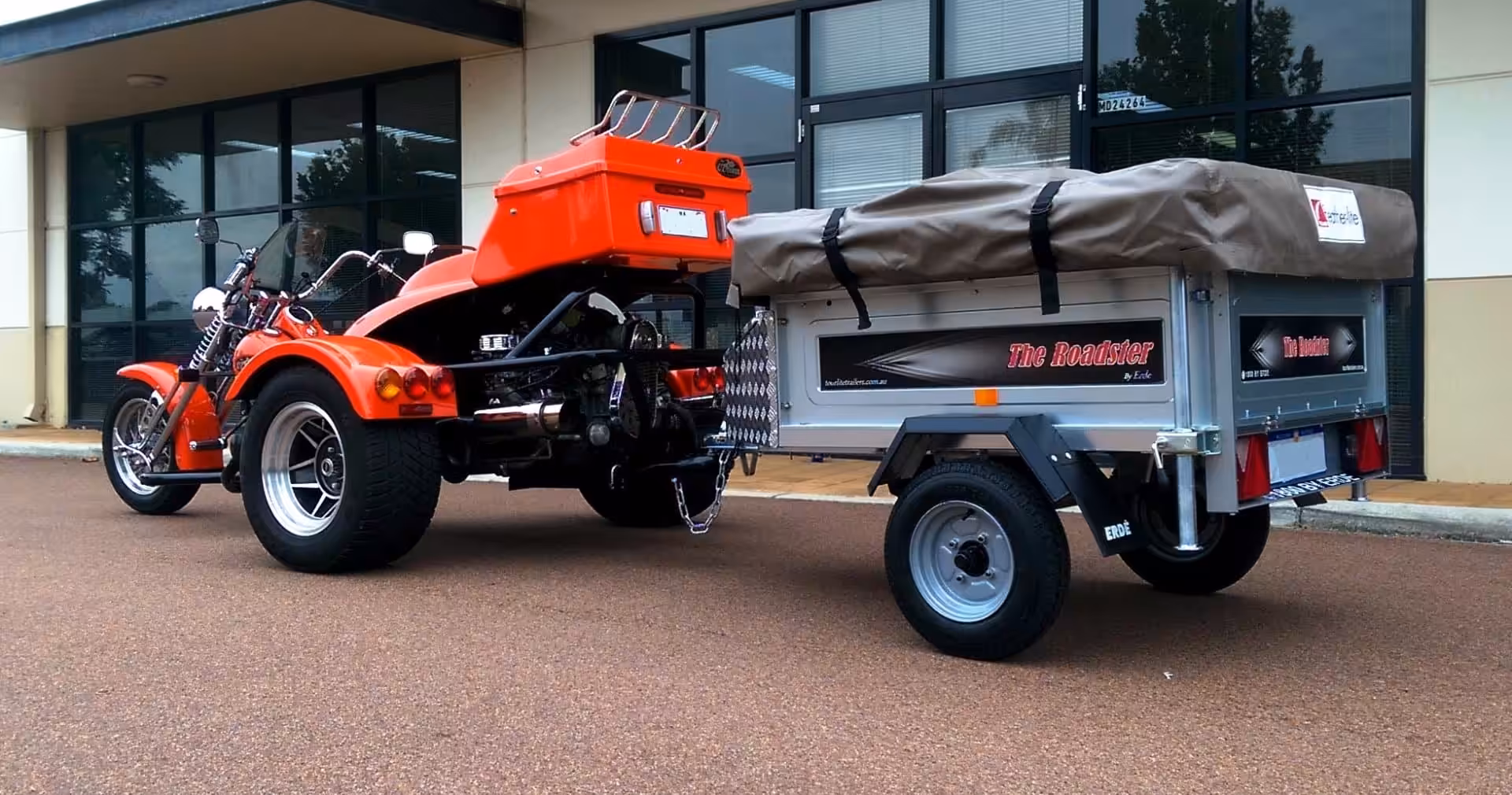 motorbike camper trailers