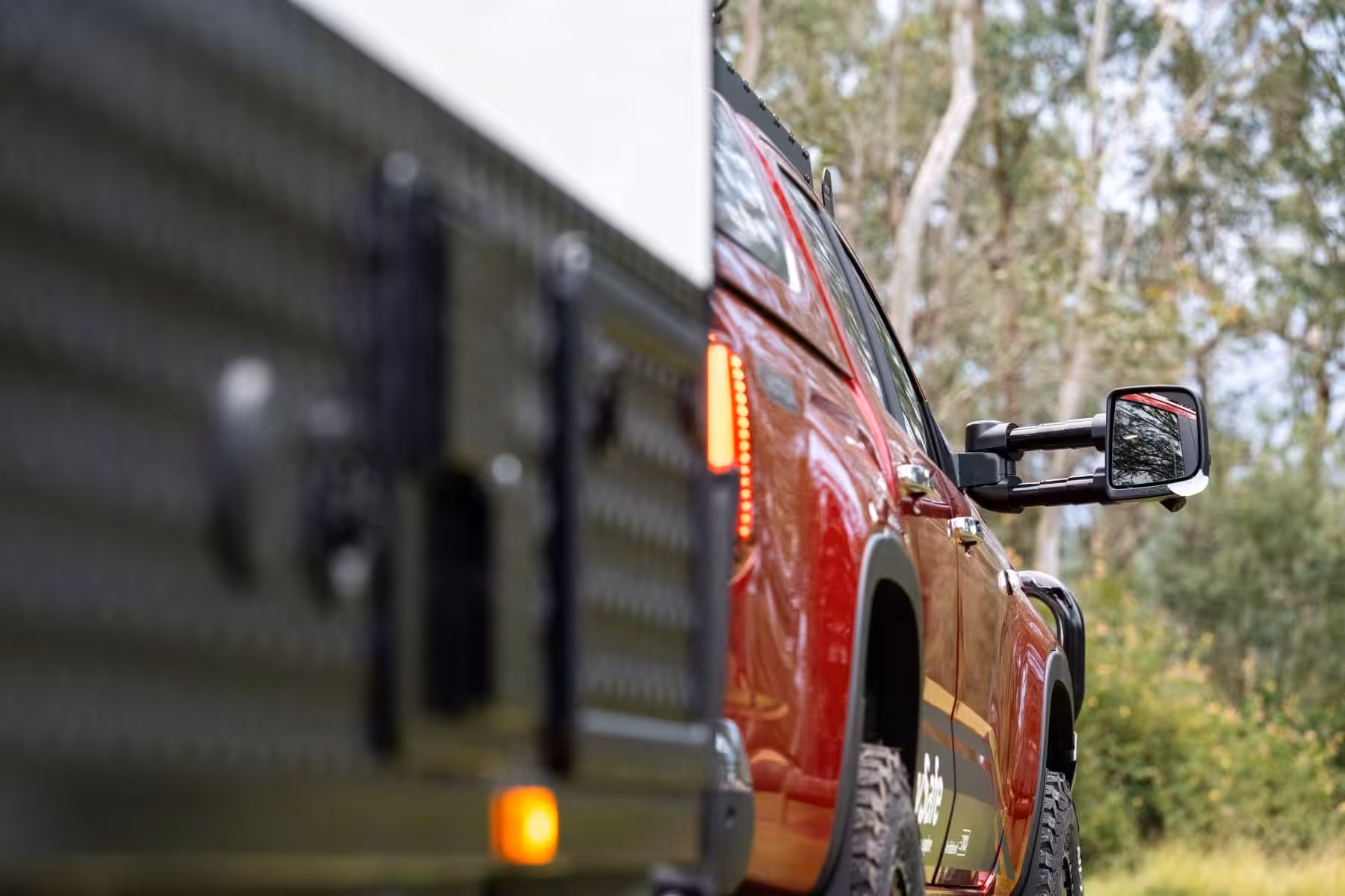 Clearview mirror on Volkswagen Amarok