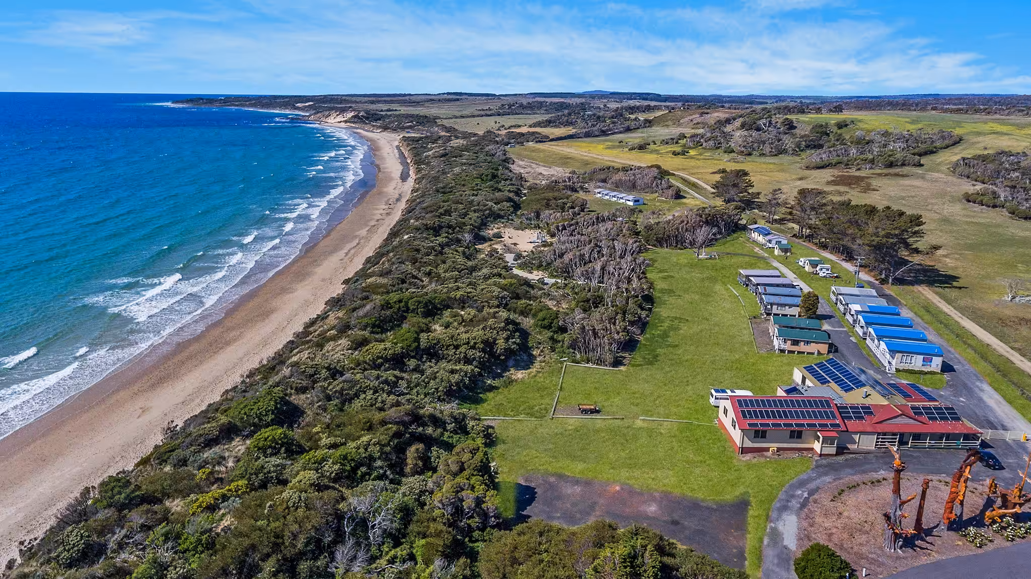 dog friendly caravan parks tasmania