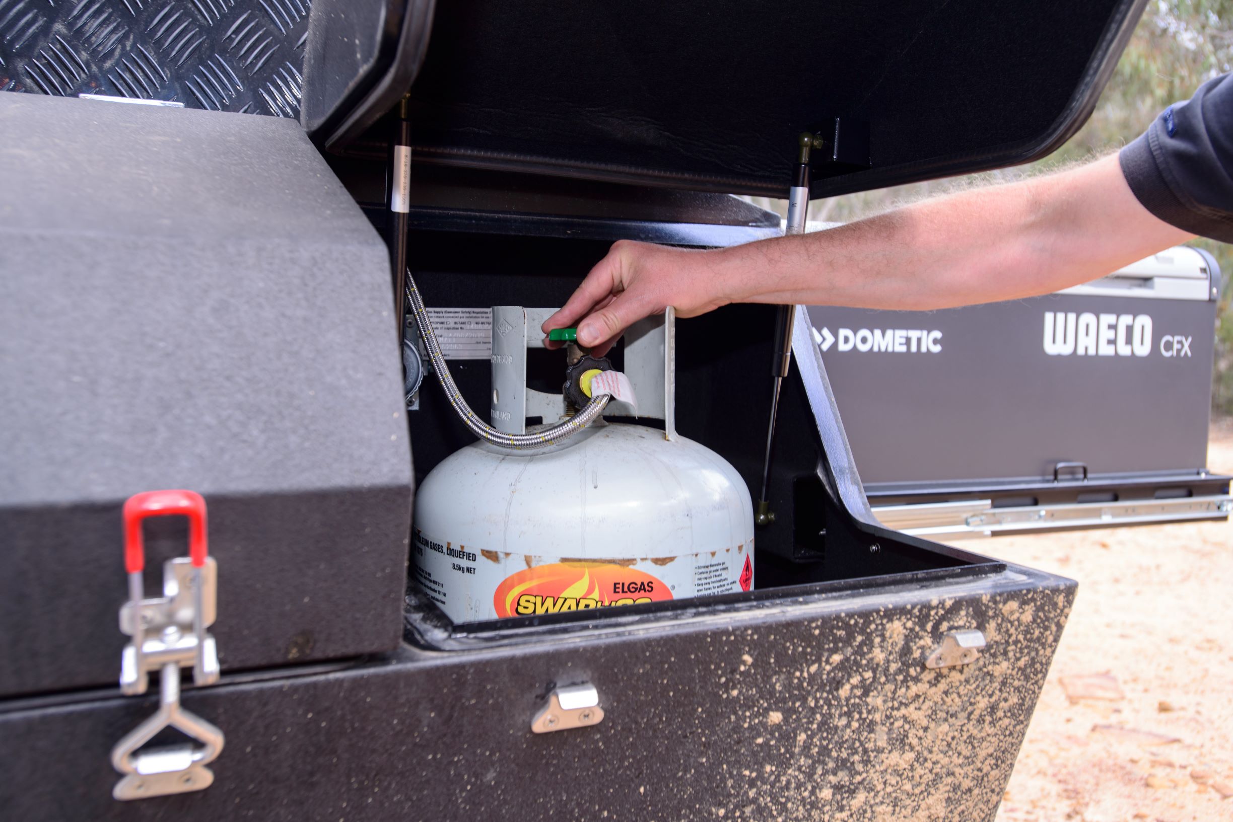 caravan checklists - turn off gas