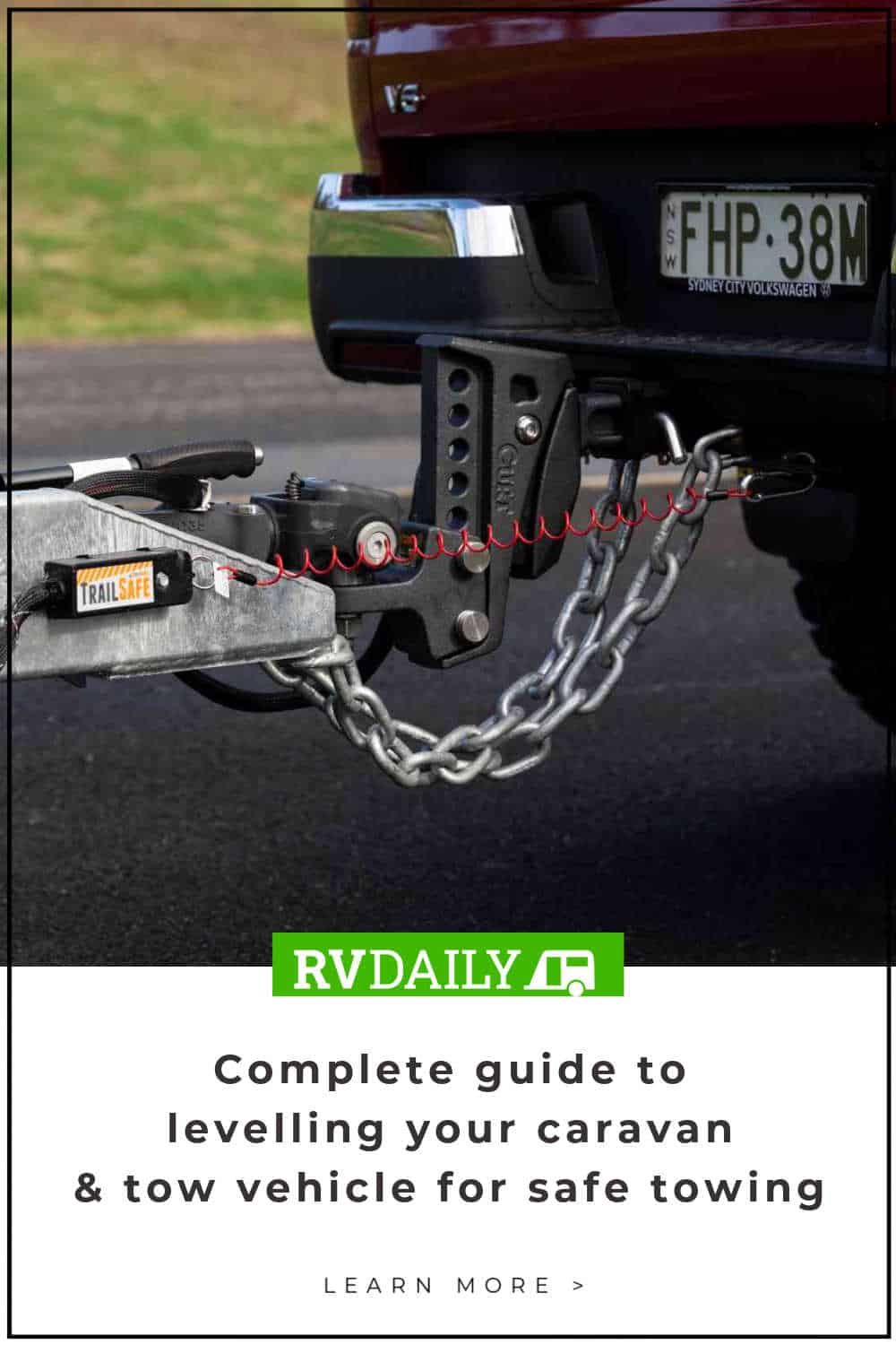 How to level your caravan and tow vehicle for safe towing