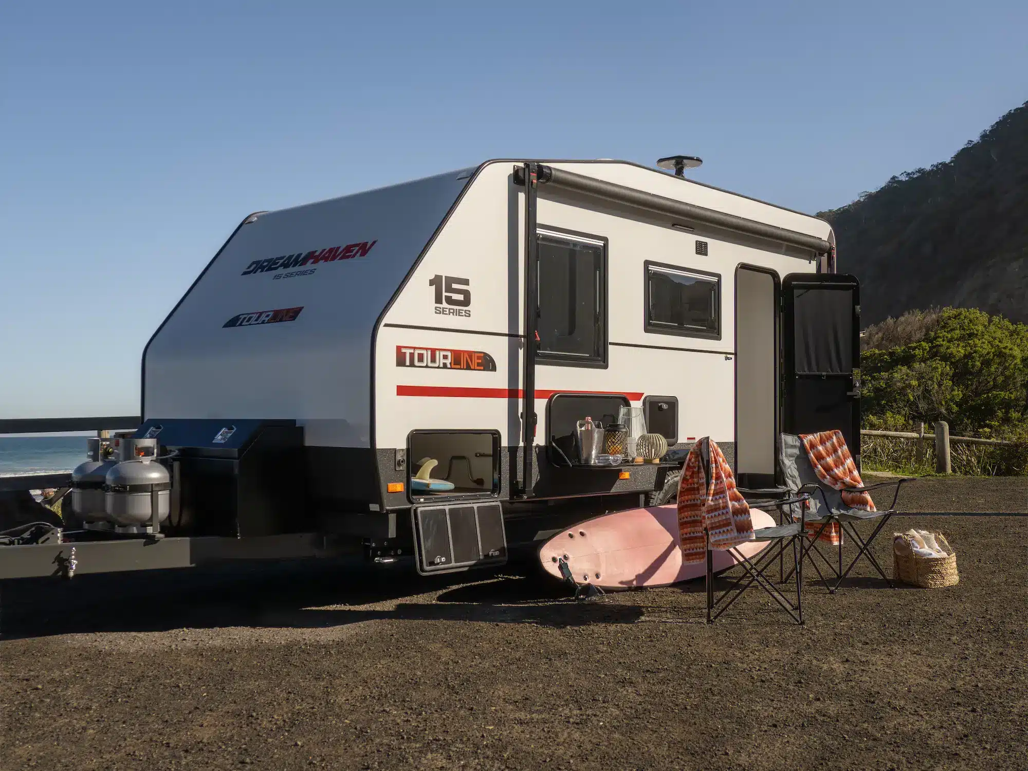 Dreamhaven caravans manufacturing showing Australian-made quality construction