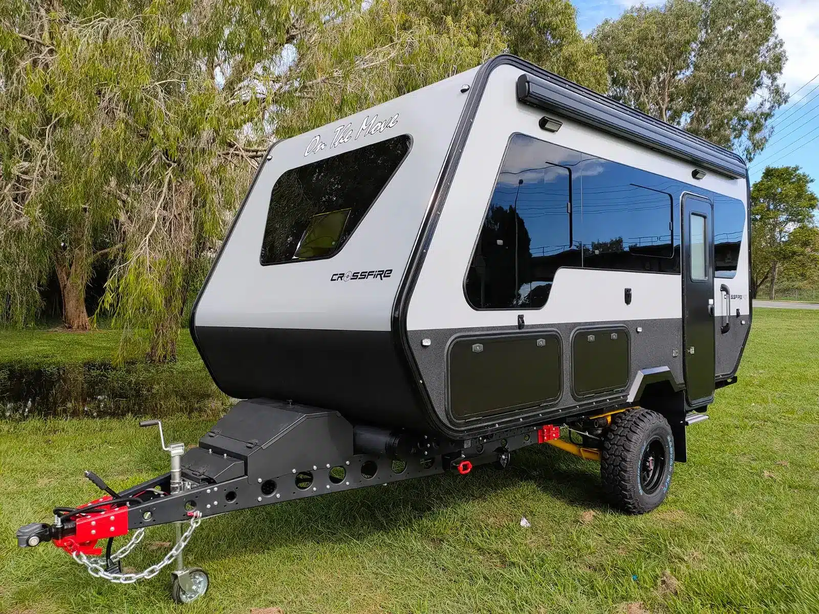 On the Move Crossfire hybrid caravan represents Australian RV manufacturing innovation