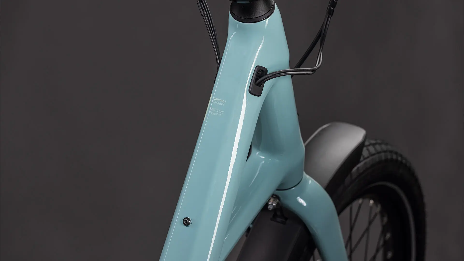 Cube Compact Hybrid e-bike blue frame