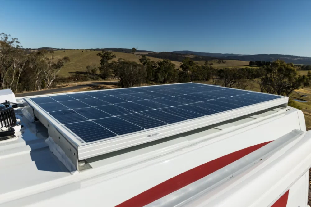 LDV Deliver 9 Campervan roof-mounted solar panels