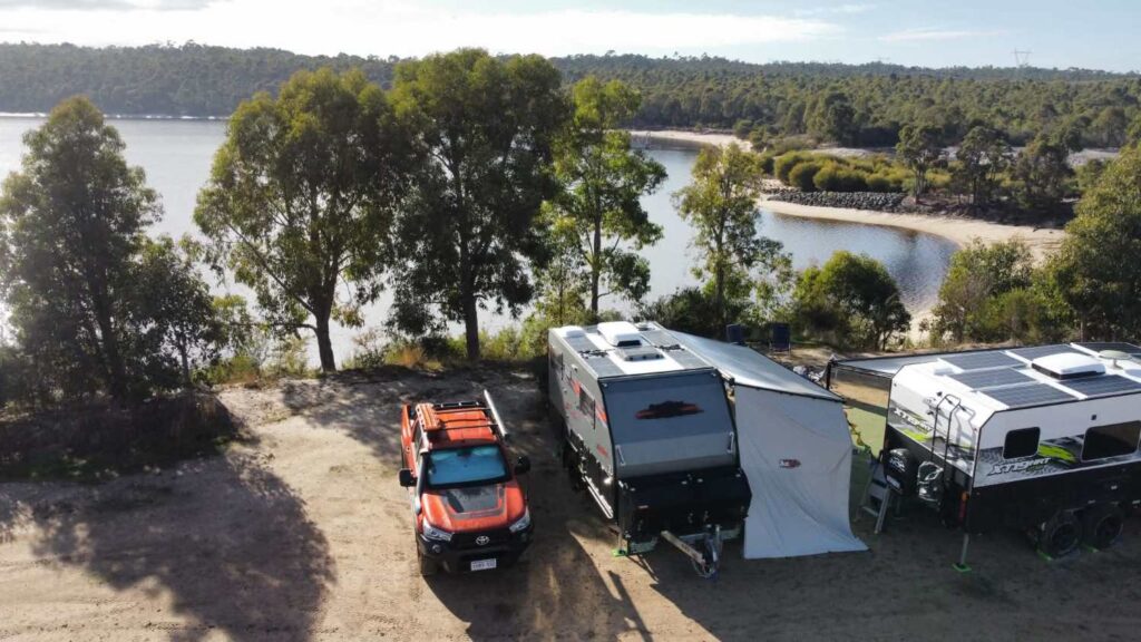waterside camping