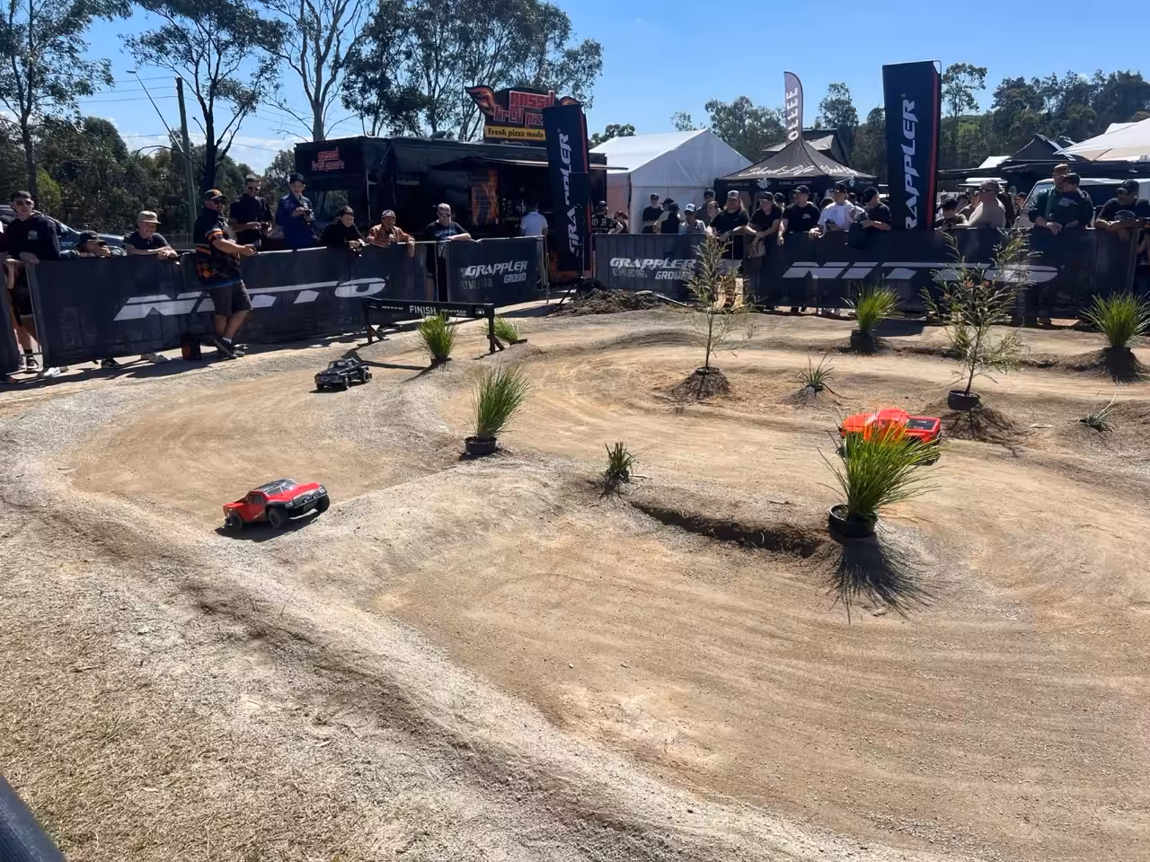 Remote control 4WD course at the Nitto Grappler Ground