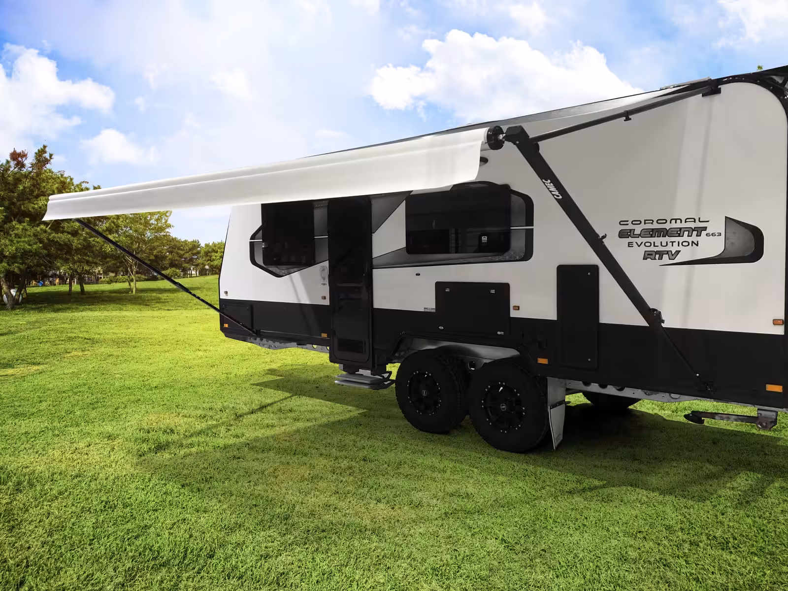 Caravan awning