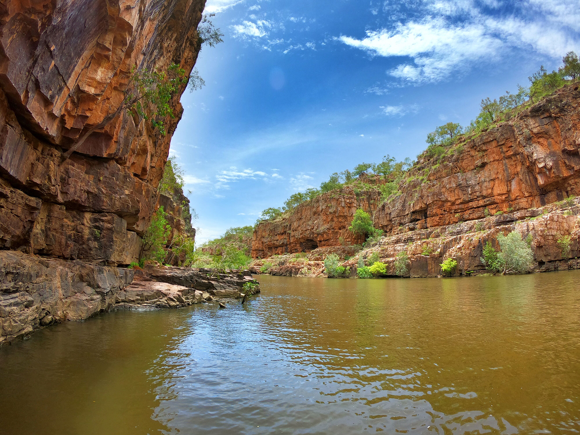 3 Due To A Late Wet Season, The Water Levels In Nitmiluk National Park Were Well Down For This Time Of The Year