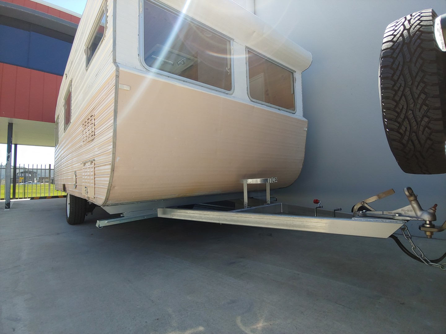 A New Caravan Drawbar