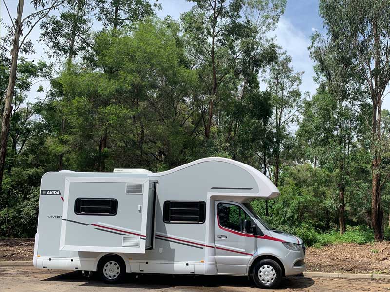 Avida releases its new Mercedes-based Silverton compact slide-out motorhome