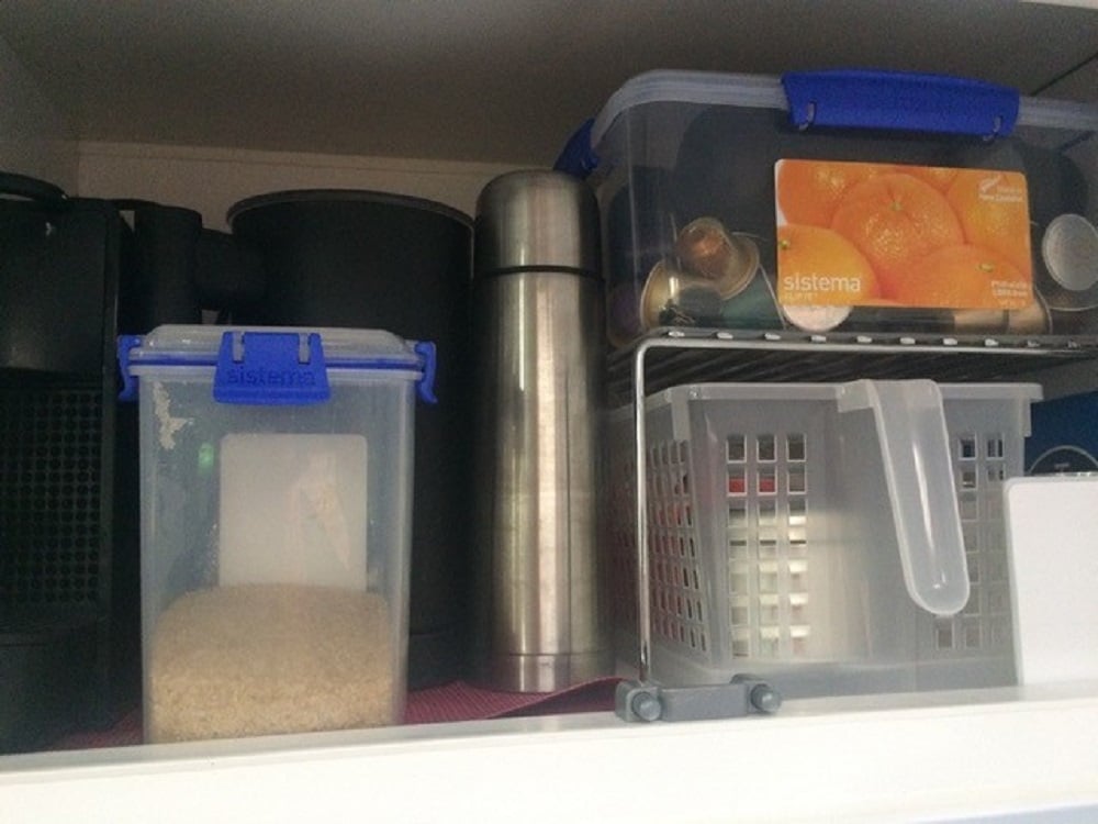 Caravan storage hacks Coffee