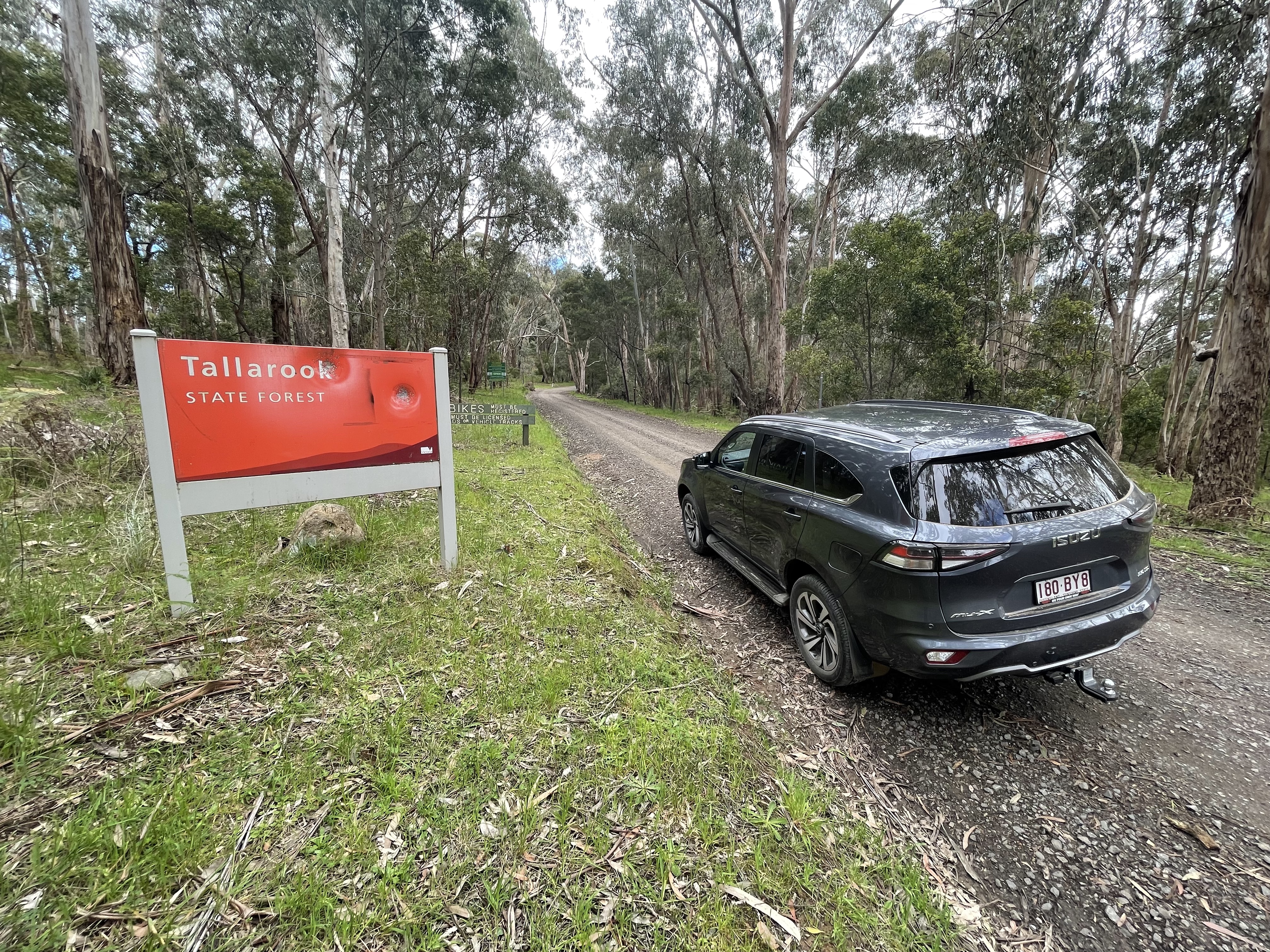 Isuzu MU-X 2021 at Tallarook