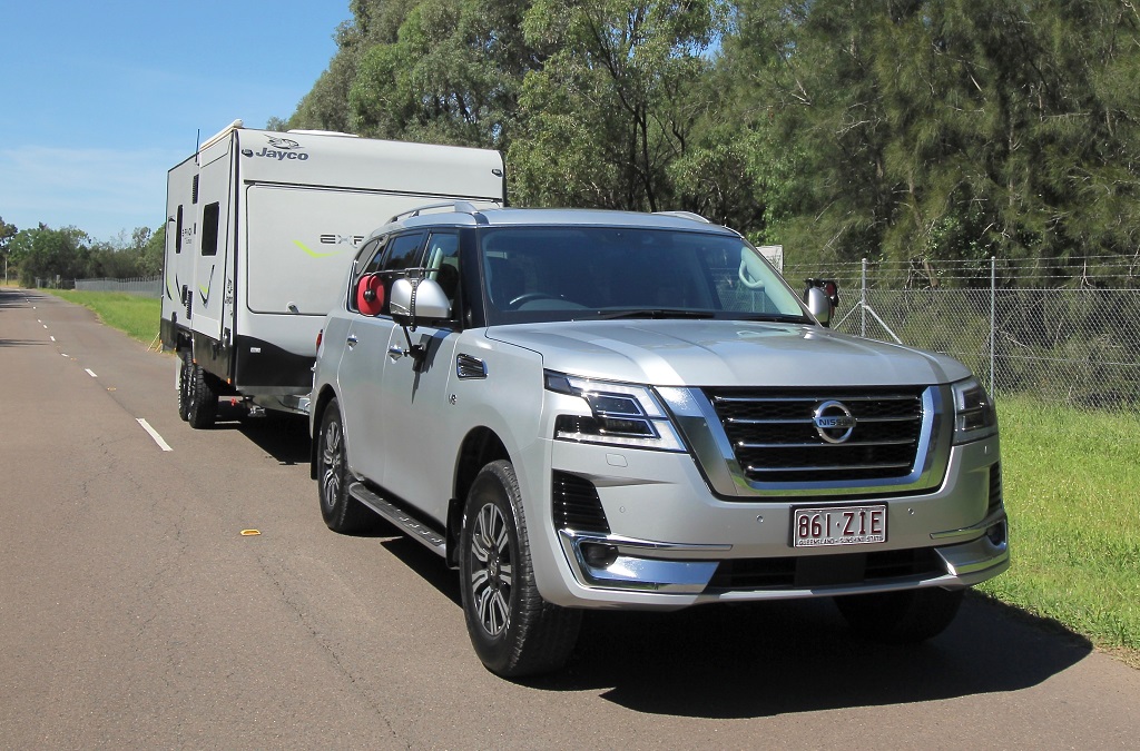 2020 Nissan Patrol towing