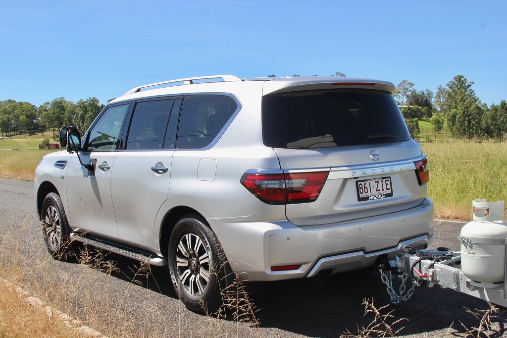 2020 Nissan Patrol rear shot