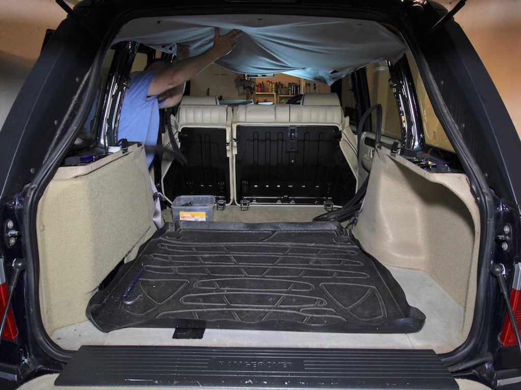 How to repair the headliner in your tow rig