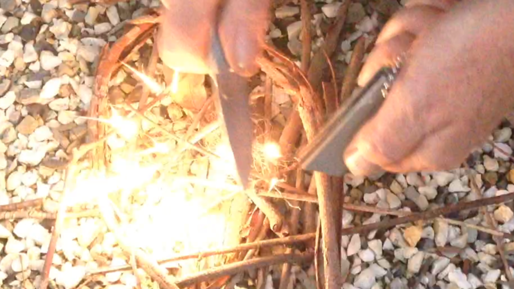 Survival kit fire starter