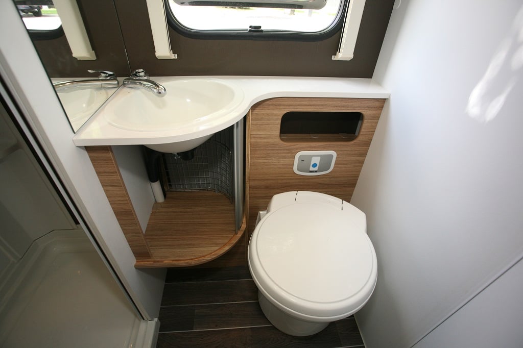 Adria Coral bathroom