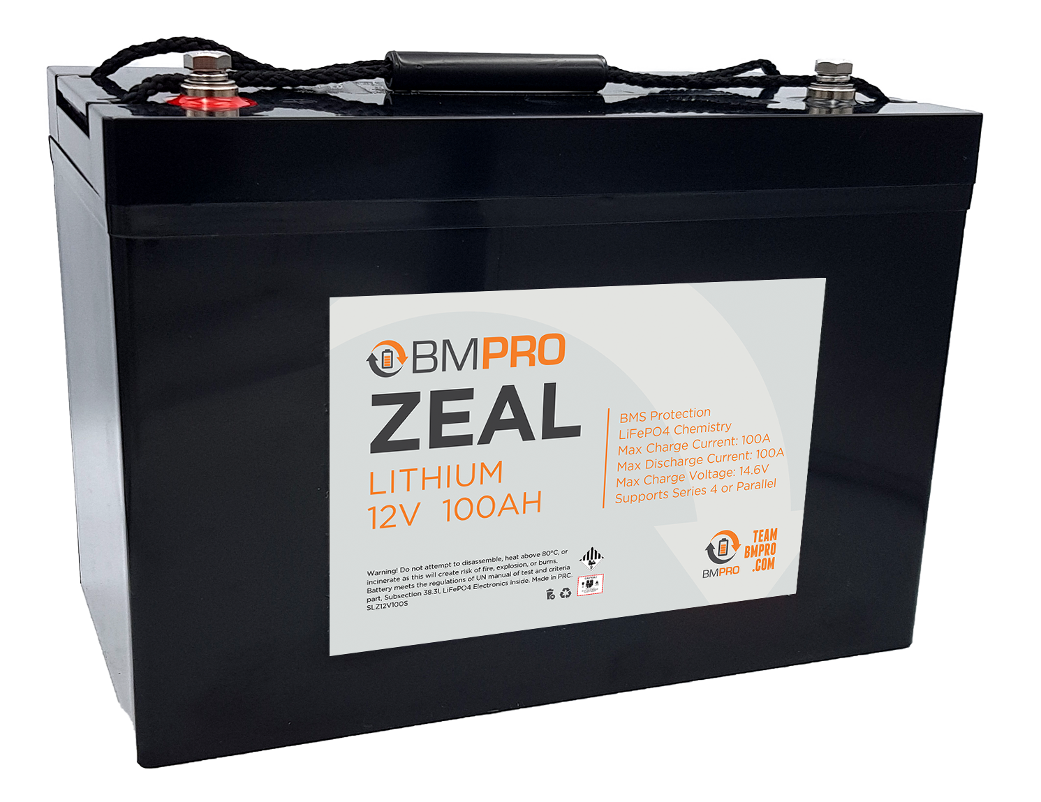 BMPRO Zeal 100 ah lithium battery