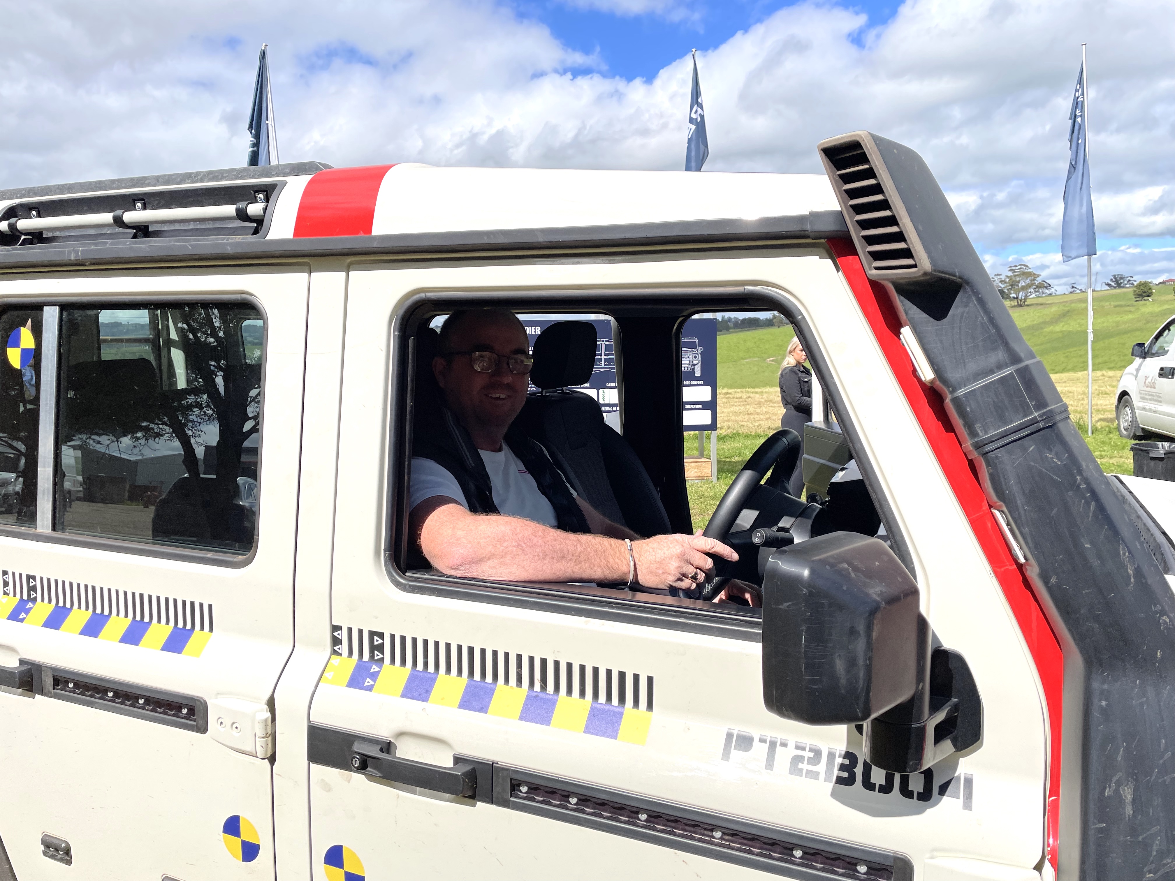 Ineos Grenadier driver